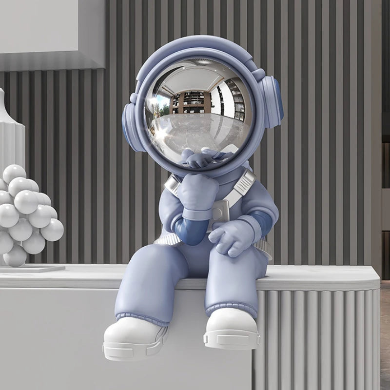 Miniature Astronaut Ornaments Living Room Aesthetic Figurines Creative Interior Art Sculptures Desk Home Decorations Gift Ideas
